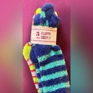 3 for $13 3 pack fuzzy socks